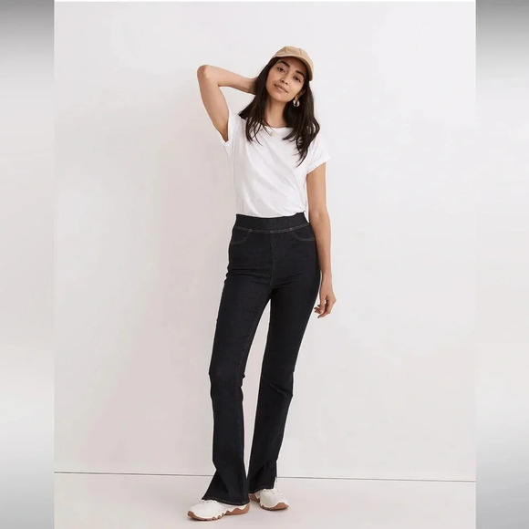Madewell Pull-On Skinny Flare Jeans in Havenley Wash vintage style high rise - Picture 15 of 15